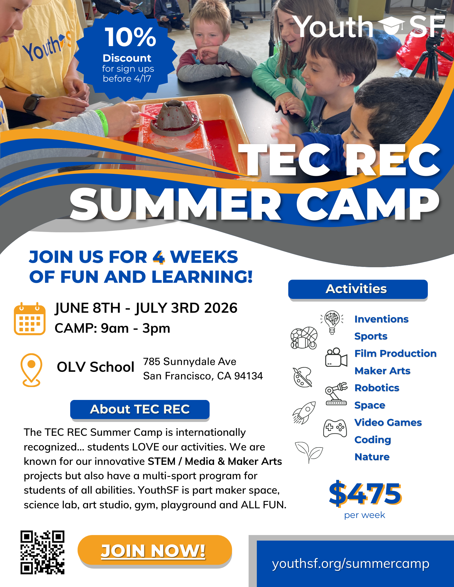 TEC REC Summer Camp