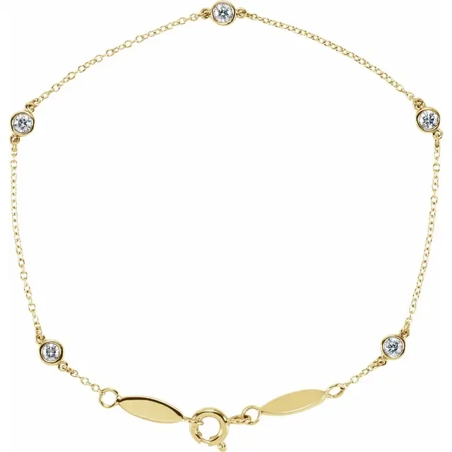 Next Stop Gold Vermeil station bracelet