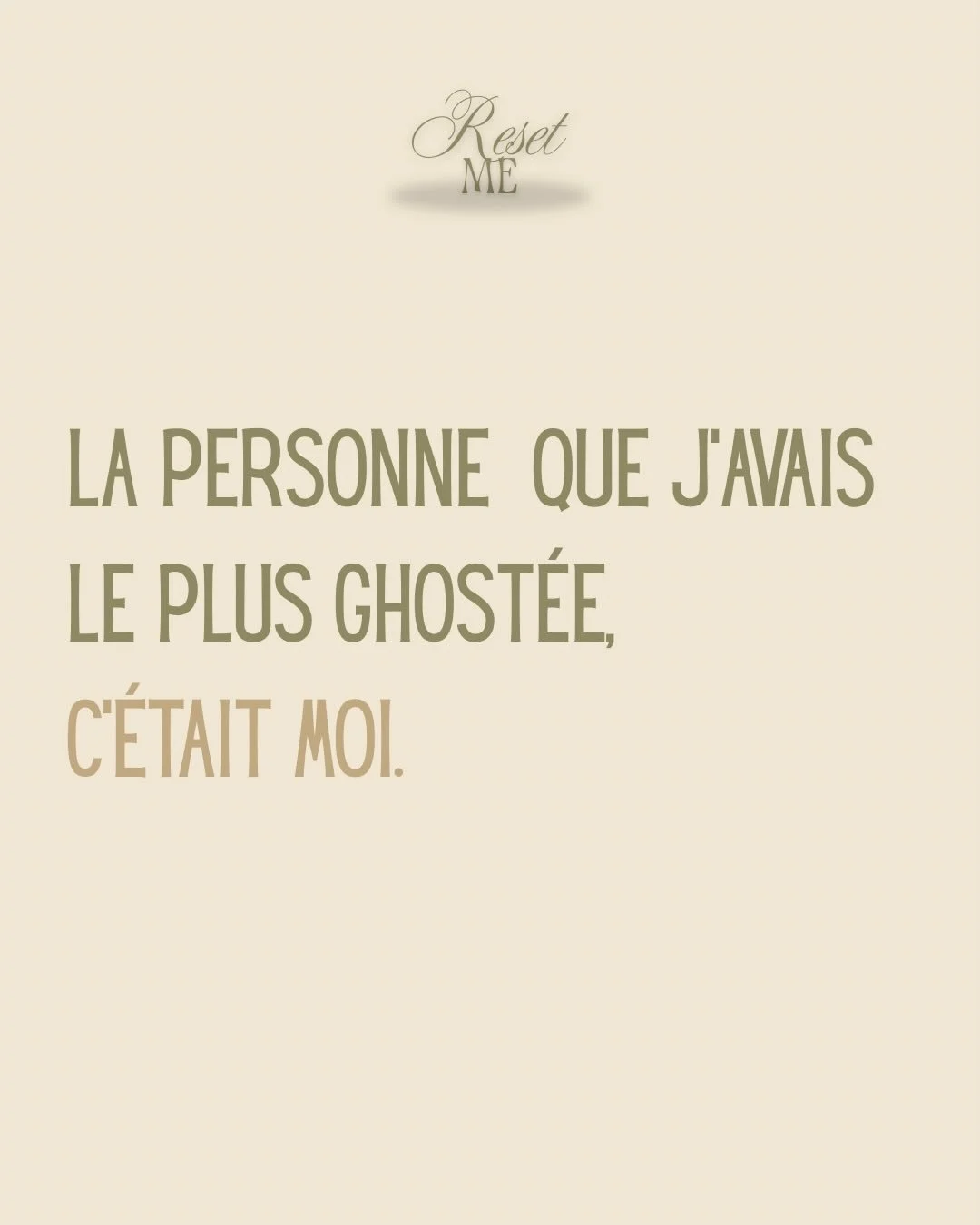 La personne que tu ghostes le plus, ce n&rsquo;est peut-&ecirc;tre pas lui, ni elles. C&rsquo;est toi.

Tu laisses toujours en &ldquo;vu&rdquo; les moments o&ugrave; : 

- Tu sens que tu es au bout, mais tu ouvres quand m&ecirc;me une appli, 
- Tu as