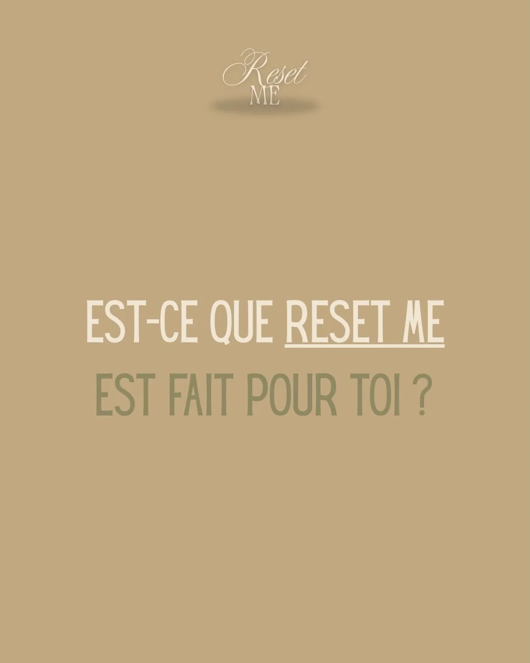 Reset Me: Est-ce fait pour toi ?

Alors, est-ce que Reset me est fait pour toi ?

J&rsquo;aimerais savoir ce que vous en pensez !

#vide #focus #cherchersonchemin #seretrouver #pourtoi