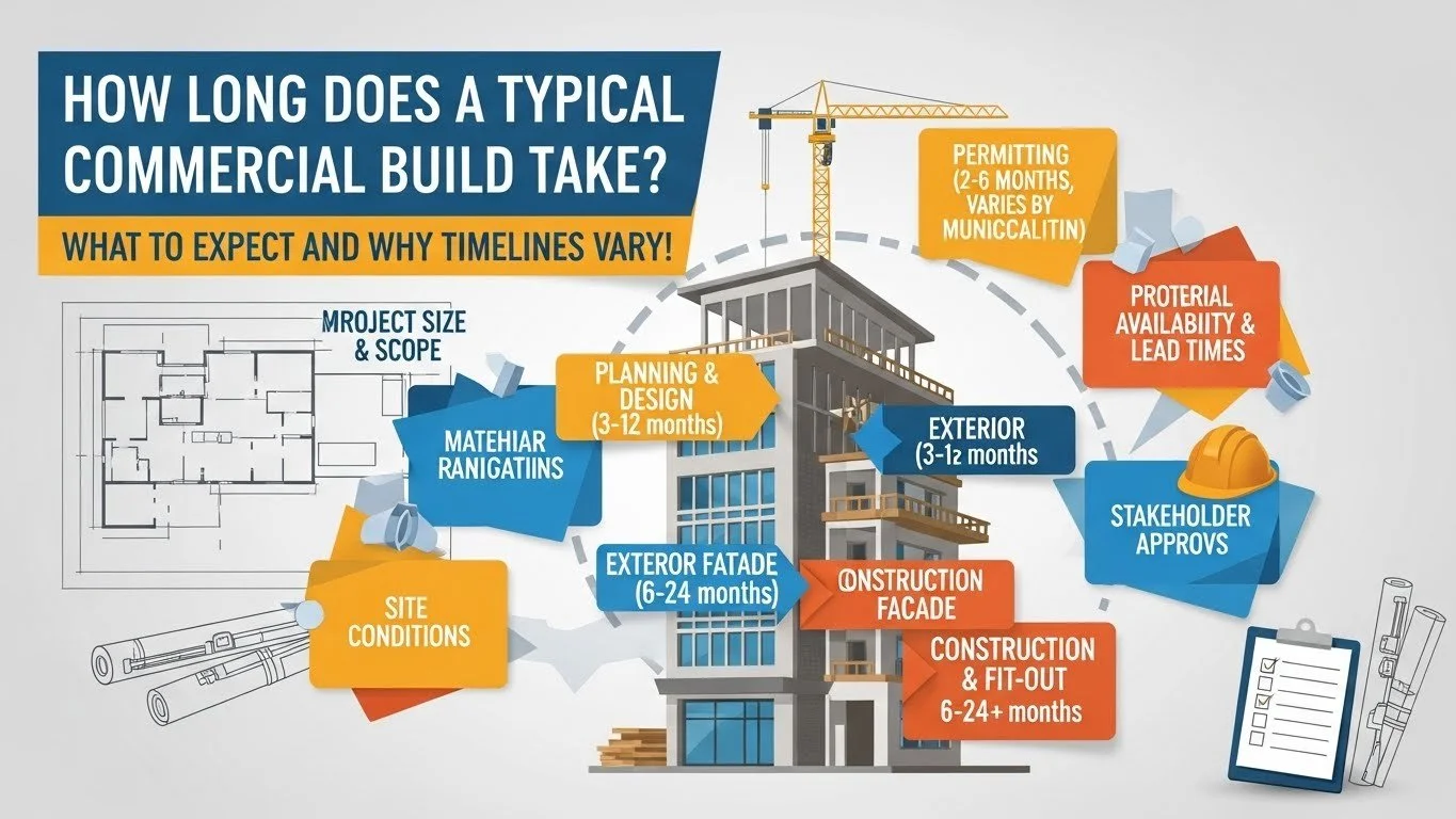 How Long Does a Typical Commercial Build Take - What to Expect and Why Timelines Vary!