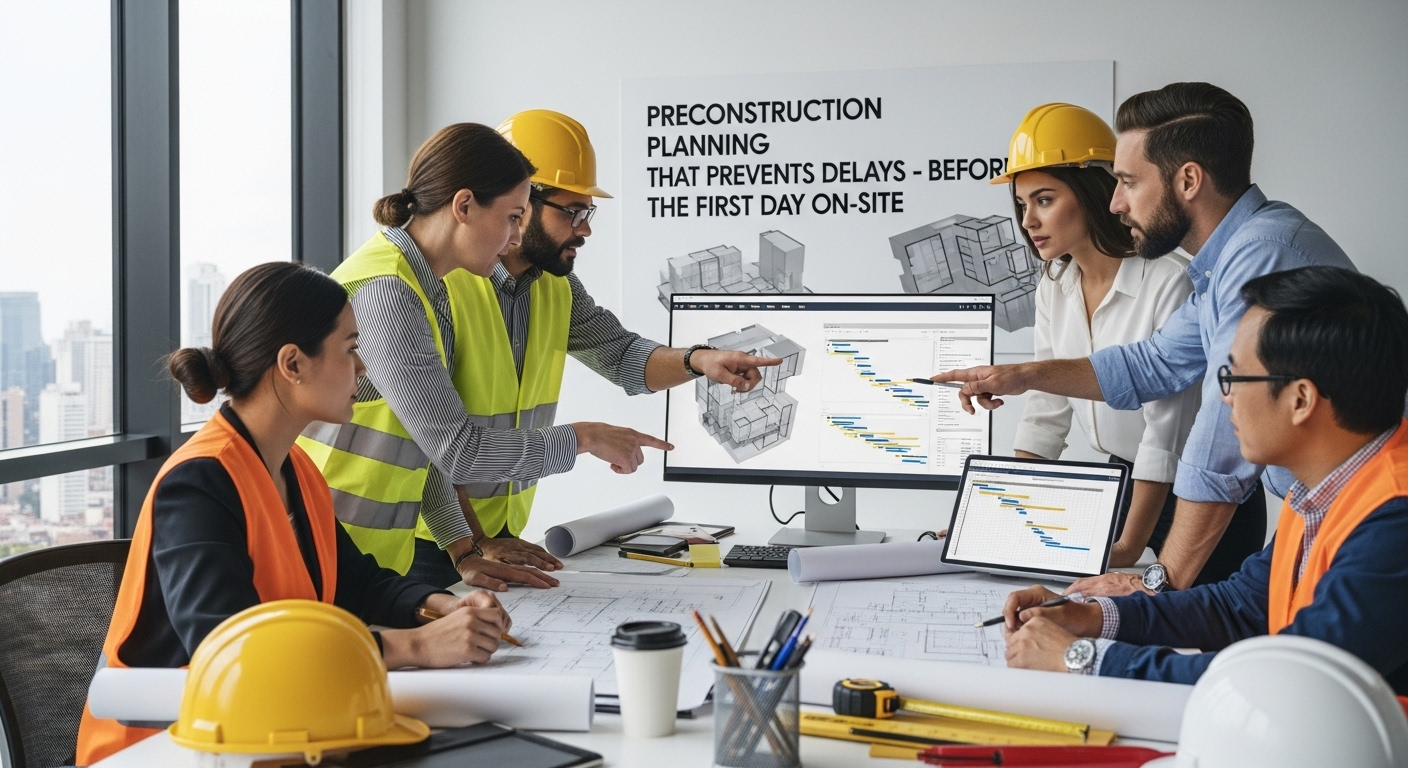 preconstruction planning prevents delay