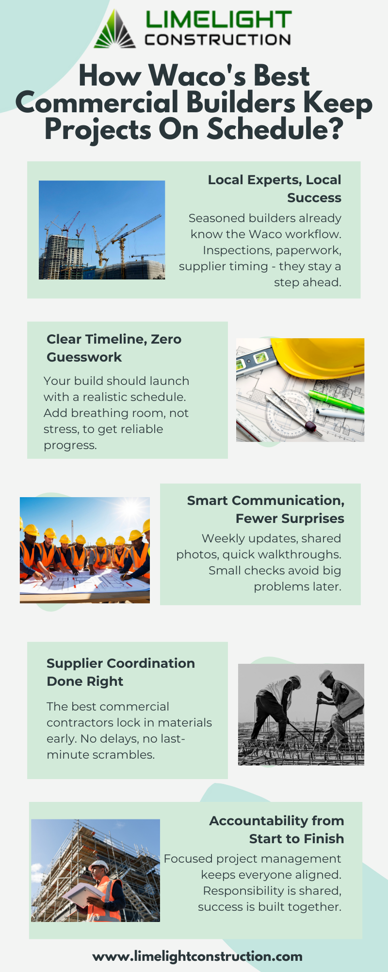 commercial project schedule