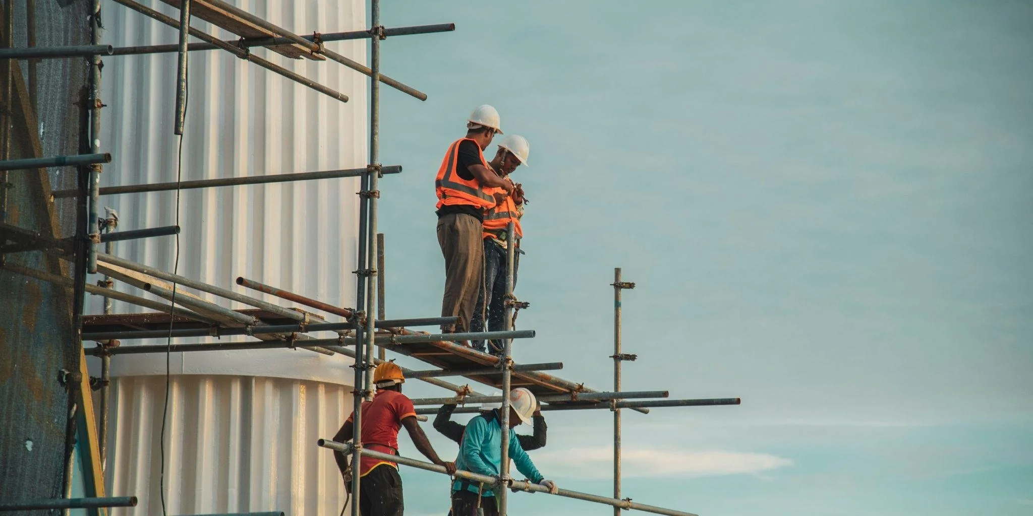 Constructor working on site