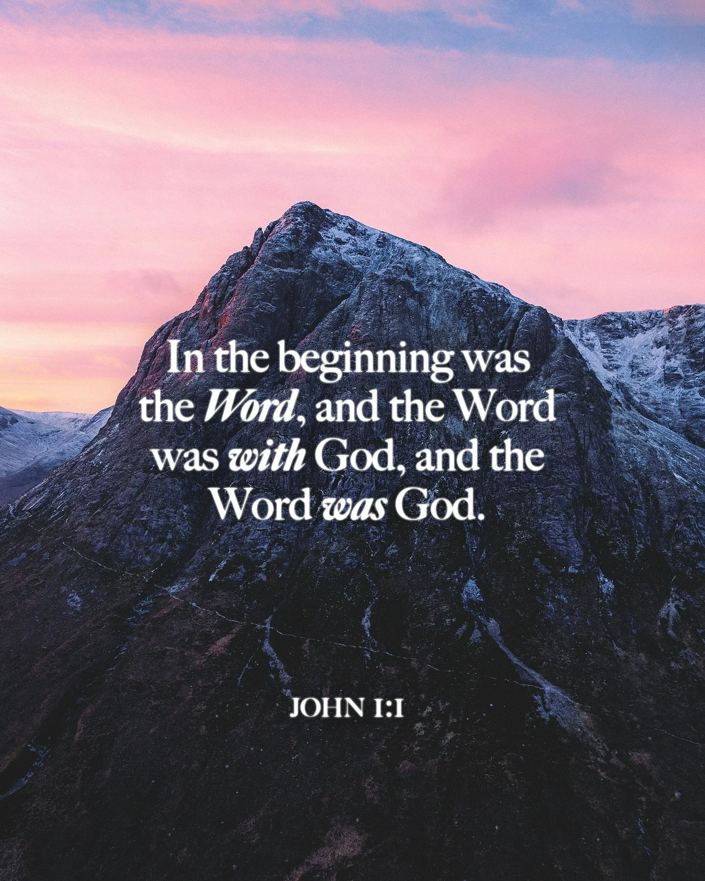 📖 John 1:1
📸 Buachaille Etive M&ograve;r, Ballachulish, UK 🇬🇧

In the beginning was the Word, and the Word was with God, and the Word was God.

#bible #bibleverse #bibleverses #thebible #jesus #thewordofgod #gospelofjohn