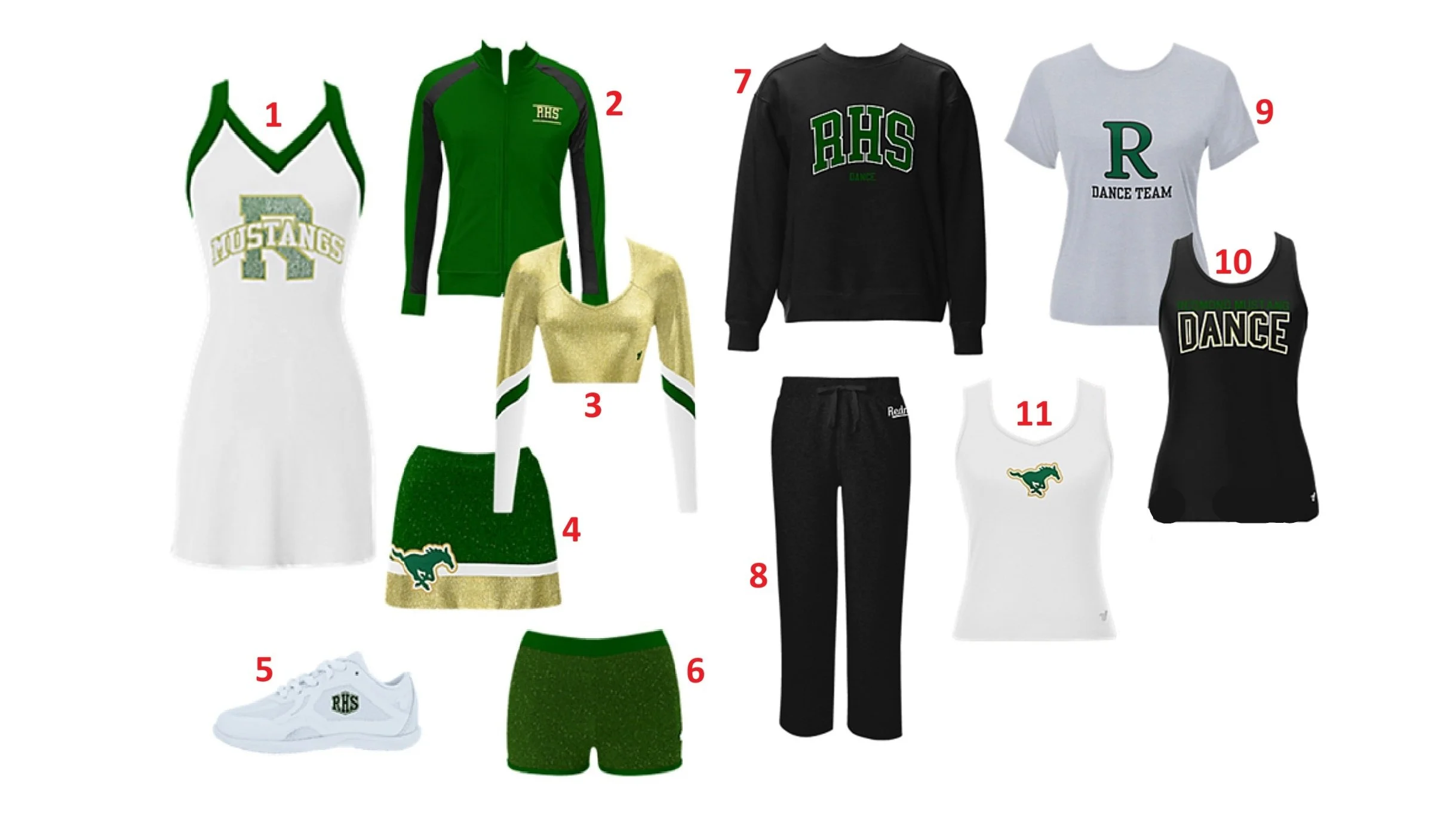 Replacement Uniform Items