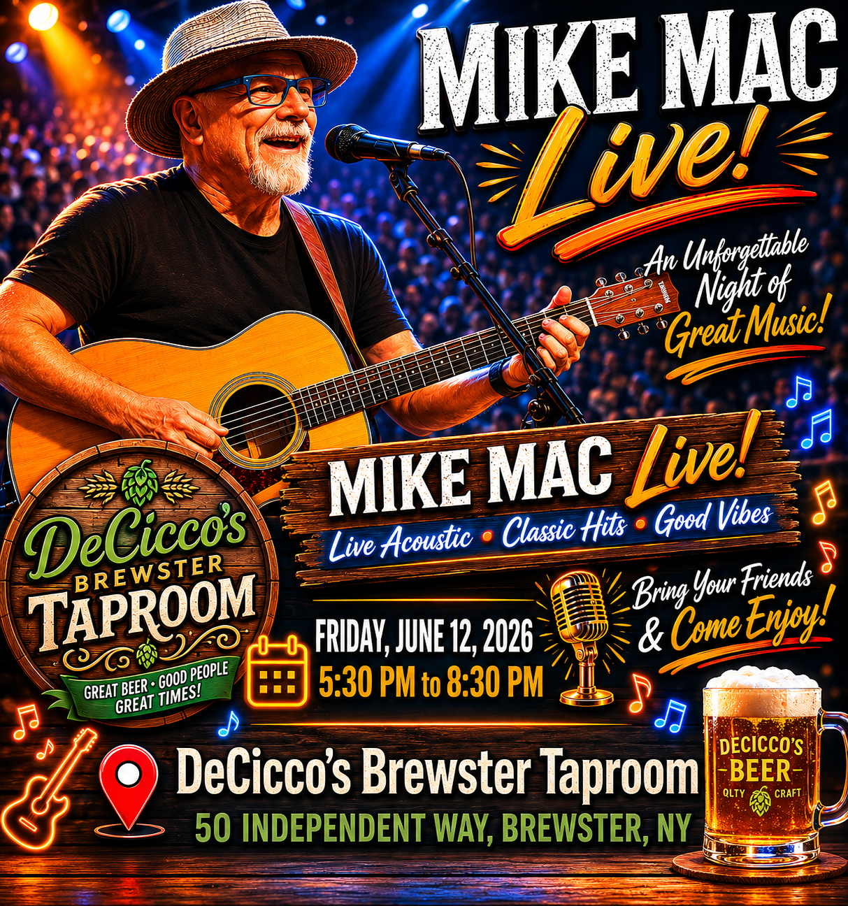 Mike Mac Live at Brewster Bar DeCicco's (Copy)