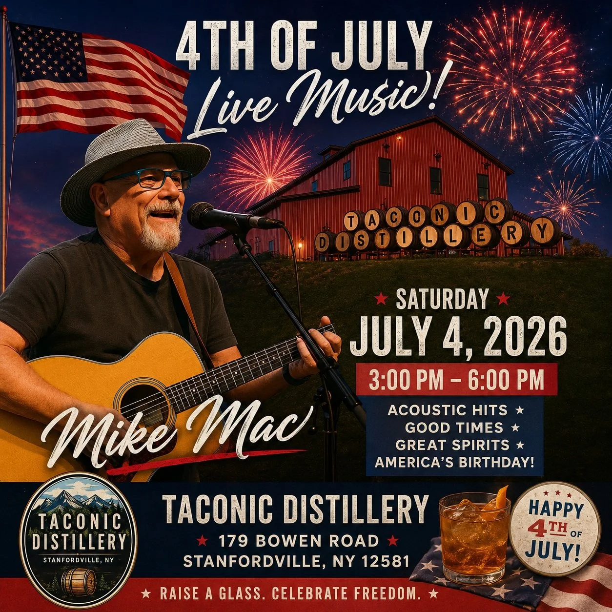 Mike Mac Live at Taconic Distillery