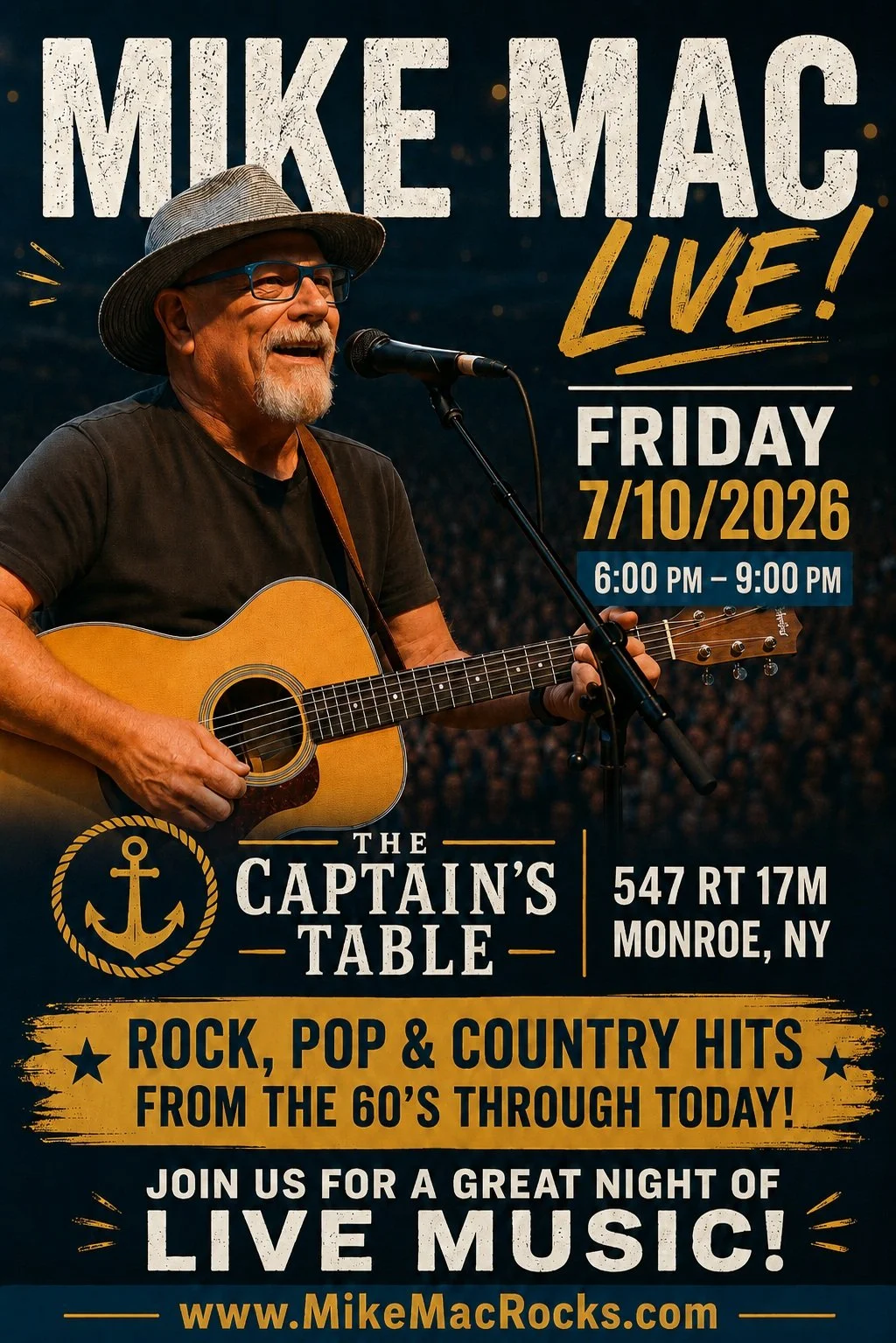 Mike Mac Live at The Captain's Table