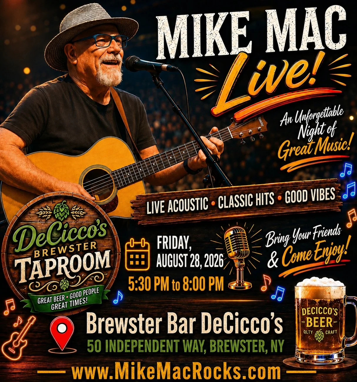 Mike Mac Live at Brewster Bar DeCicco's