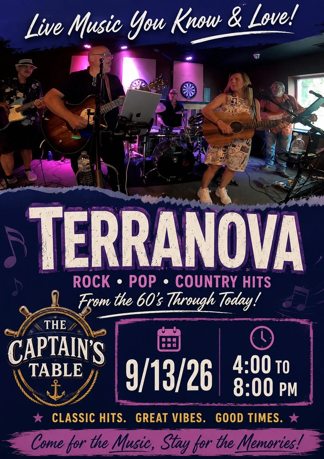 Terranova Live at The Captain's Table