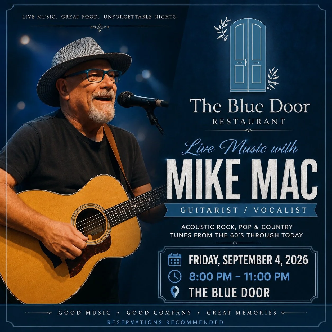 Mike Mac Live at The Blue Door