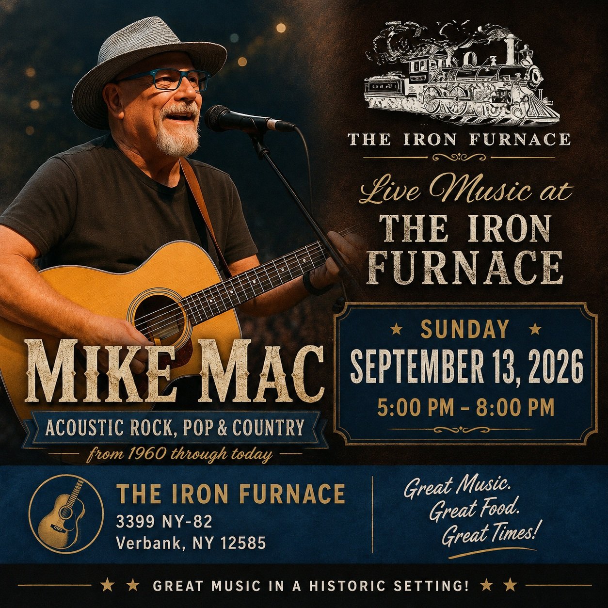 Mike Mac Live at The Iron Furnace