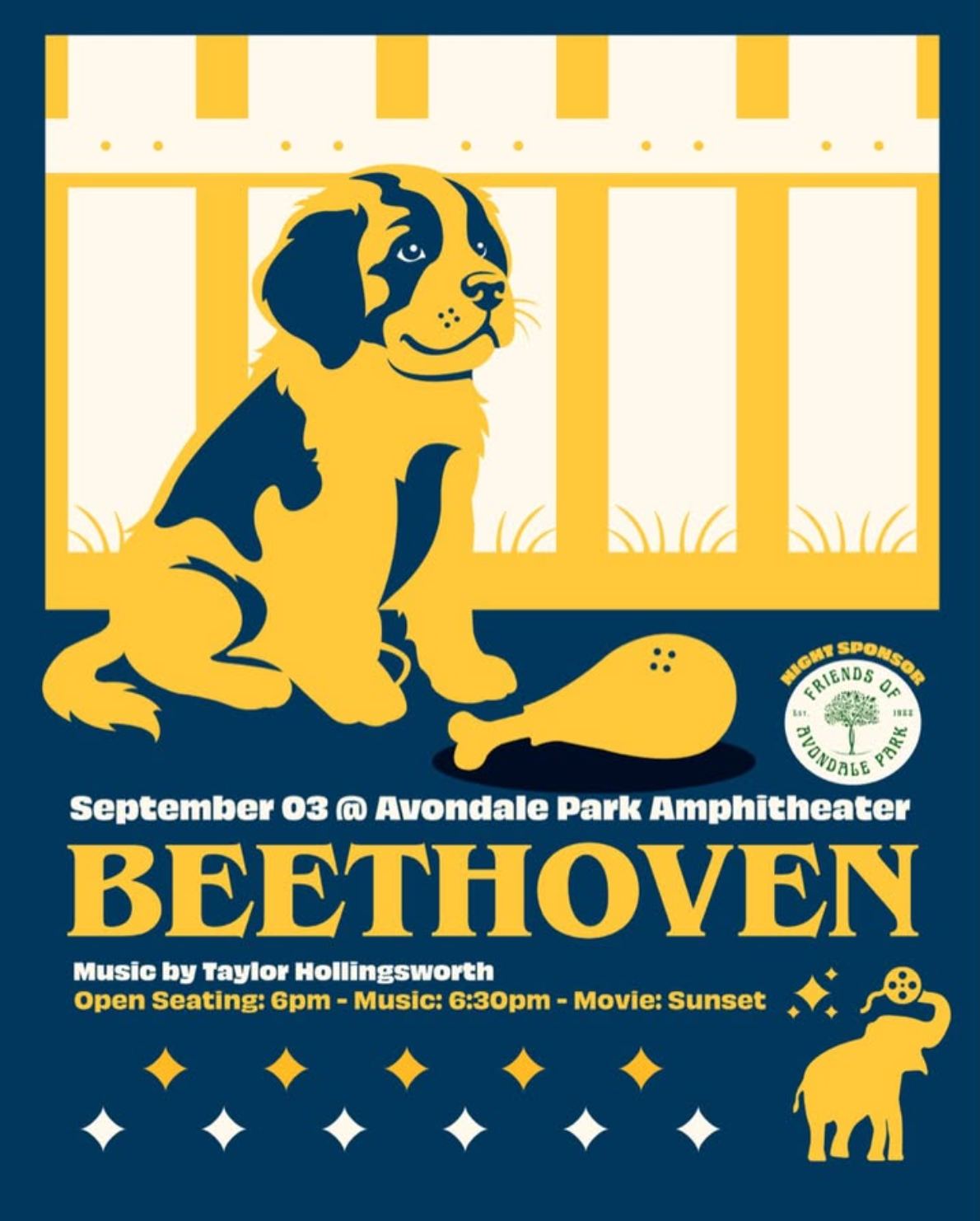 Movies at Avondale Park: Beethoven (PG)
