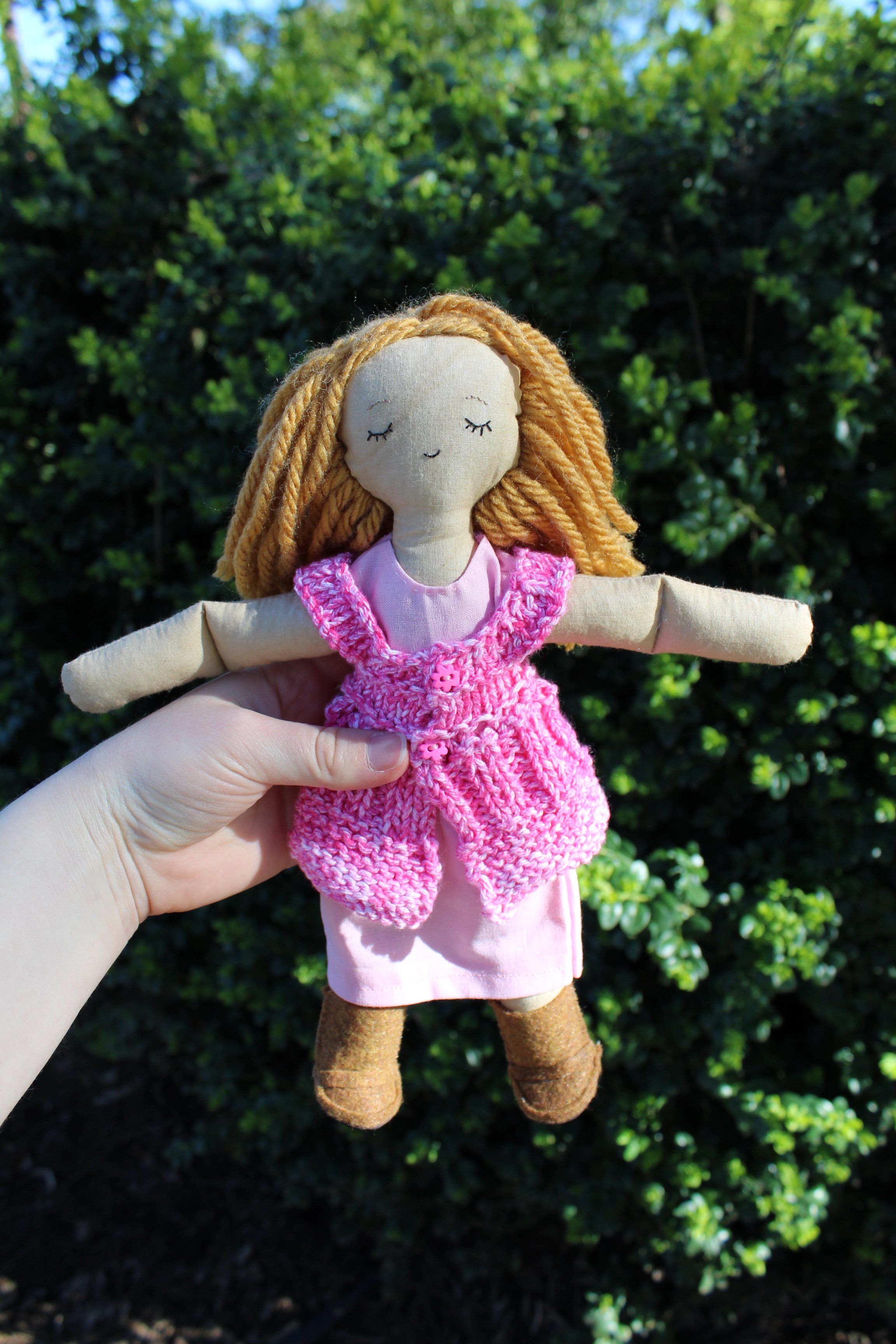 Doll with Pink Dress
