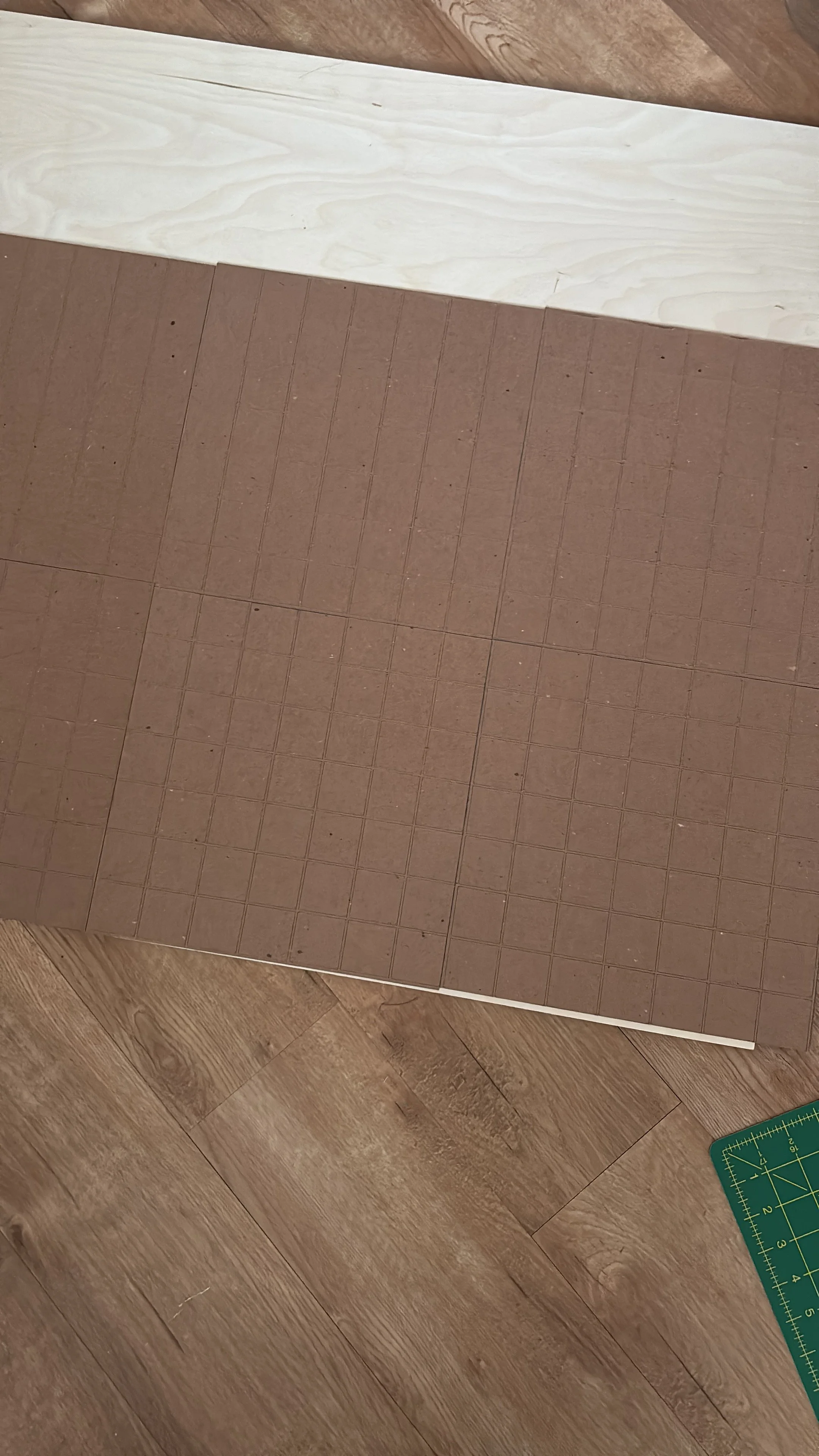 Tile Floor in progress