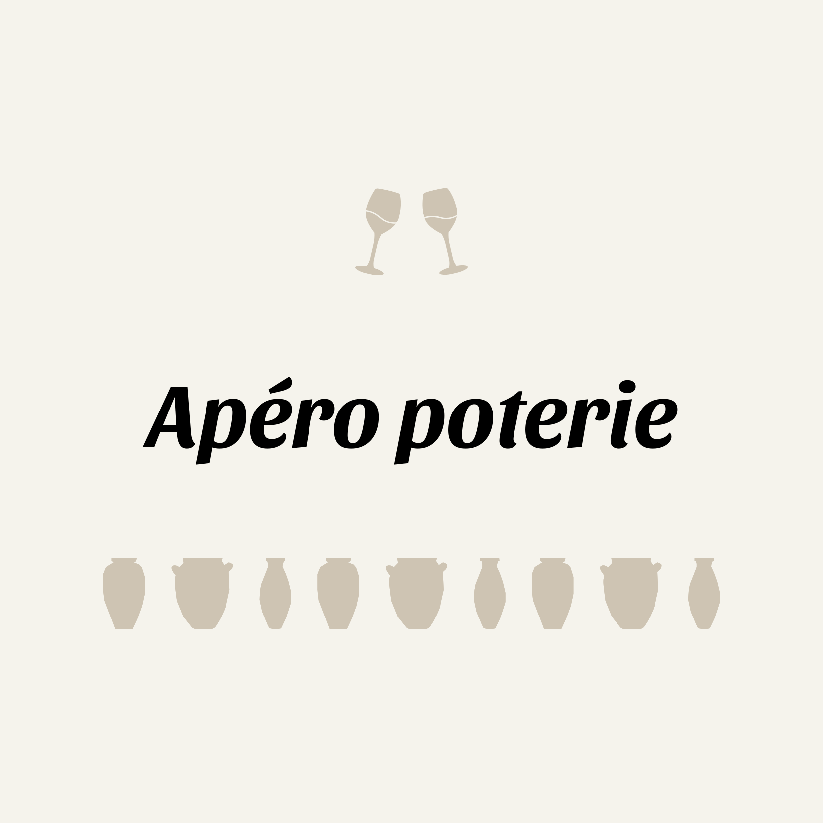 L'apéro poterie