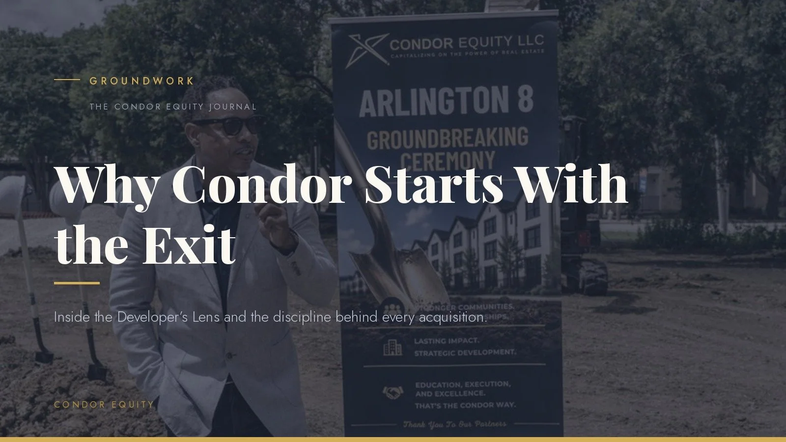 Why Condor Starts With the Exit