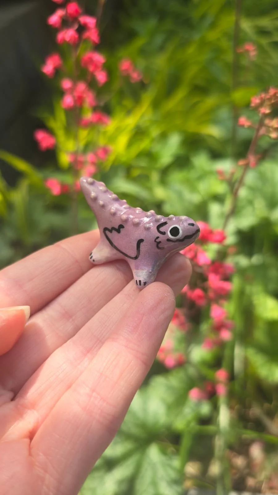 Lavender little guy 🐉🌺 Fidget dragon