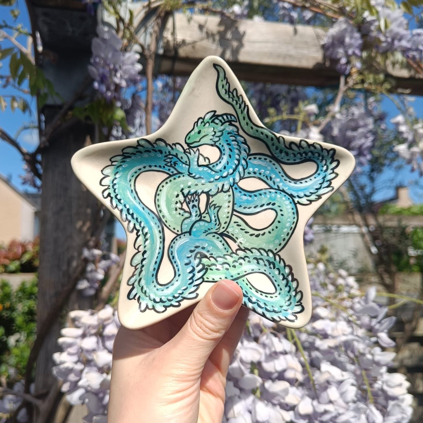 Blue dragon noodle star plate 🌟