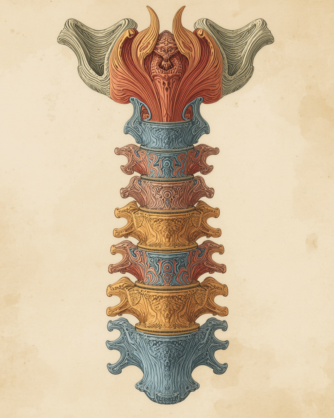 THE BONE THAT HOLDS HEAVEN