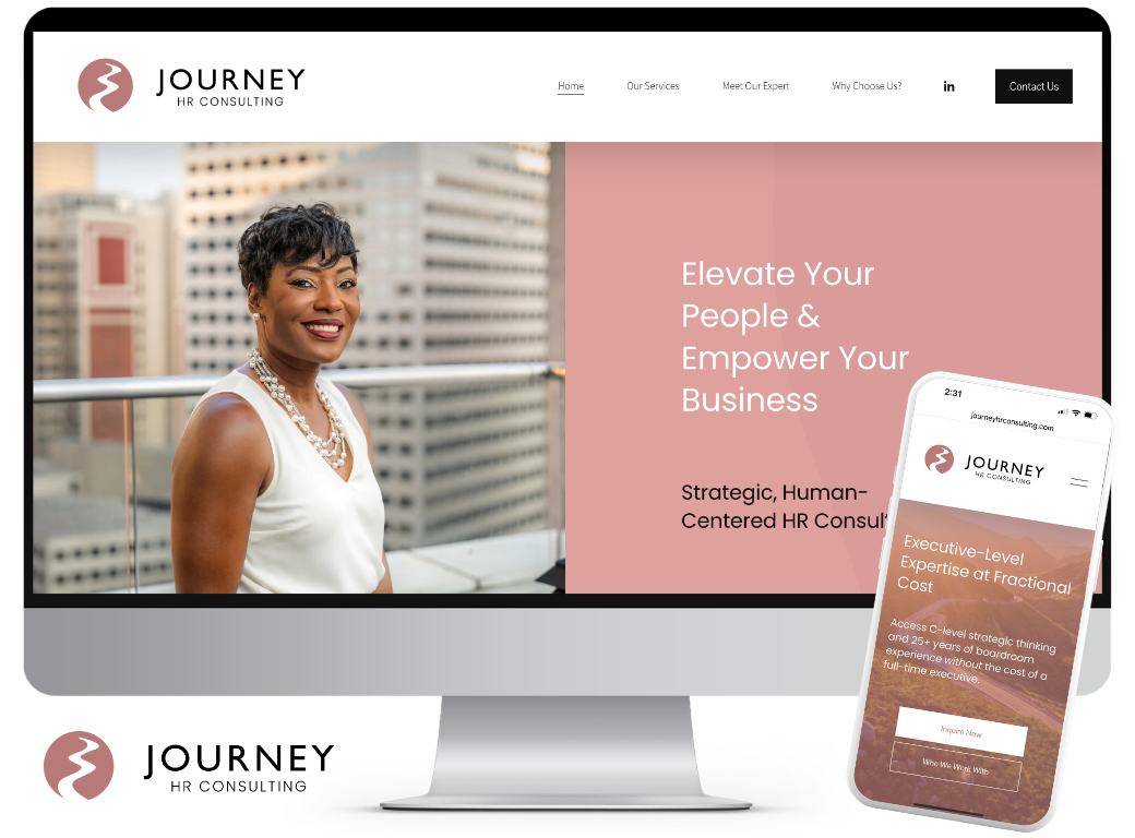 Logo Design, Branding, + Website Design