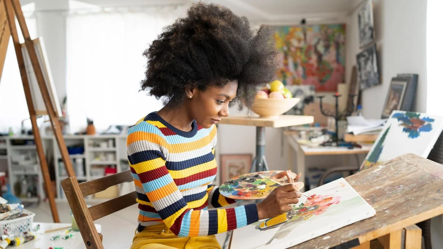 Creative therapy techniques supporting healing from anxiety, perfectionism, and emotional pressure.