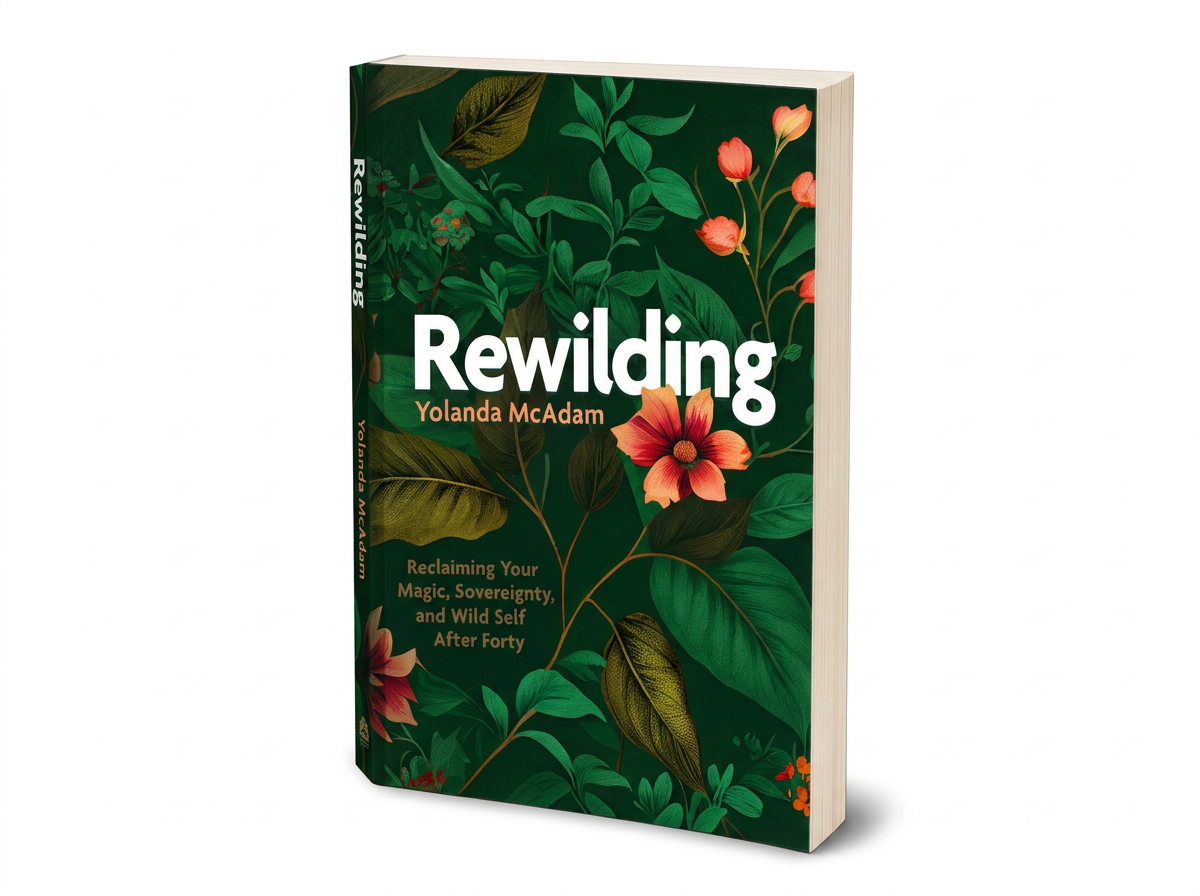 REWILDING by Yolanda McAdam book cover.