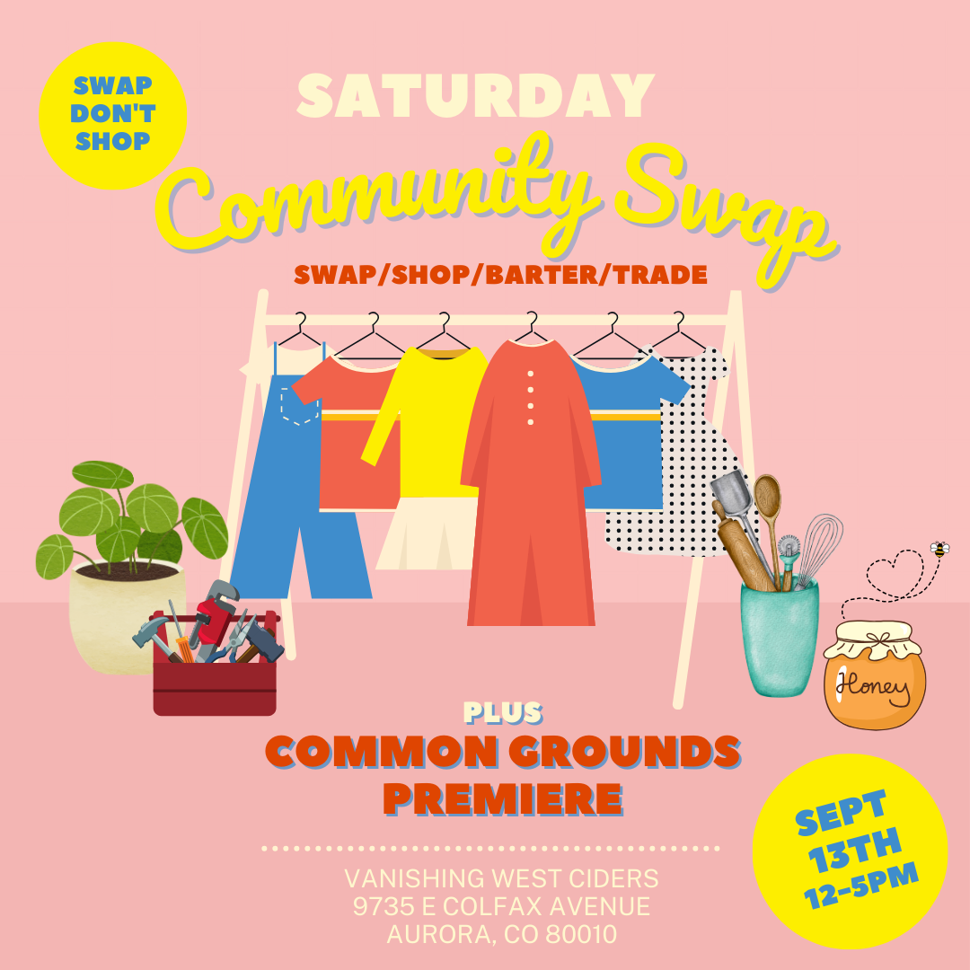 2nd Saturday Community Swap and Common Ground Premiere (September 13, 2025)