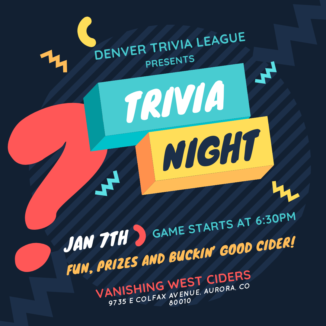 Trivia Night with Denver Trivia League (February 4, 2026) 