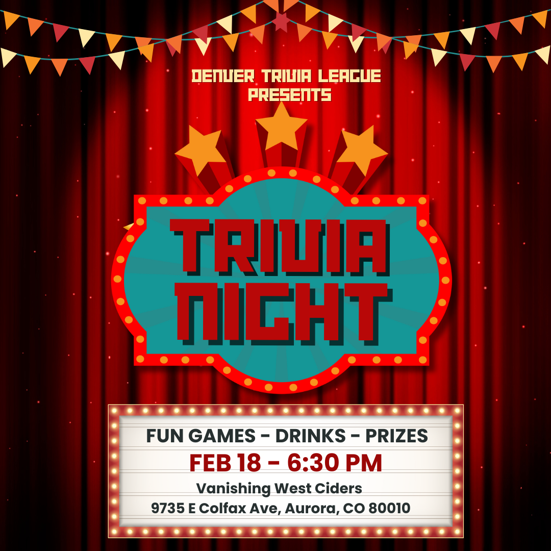 Trivia Night with Denver Trivia League (February 18, 2026)