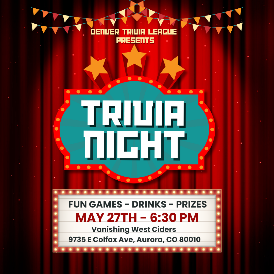 Trivia Night with Denver Trivia League (May 27, 2026) 