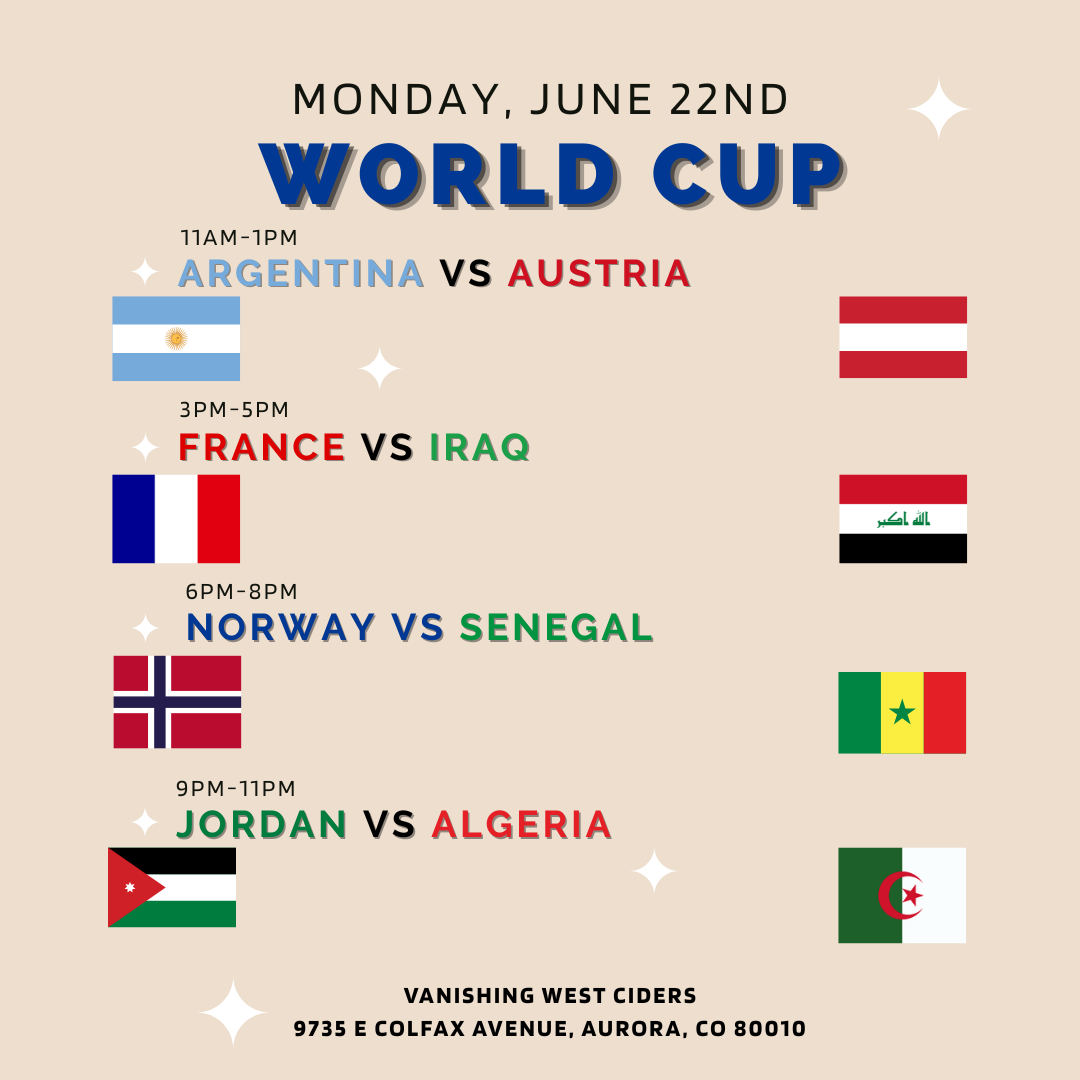 World Cup Watch Party (June 22, 2026)