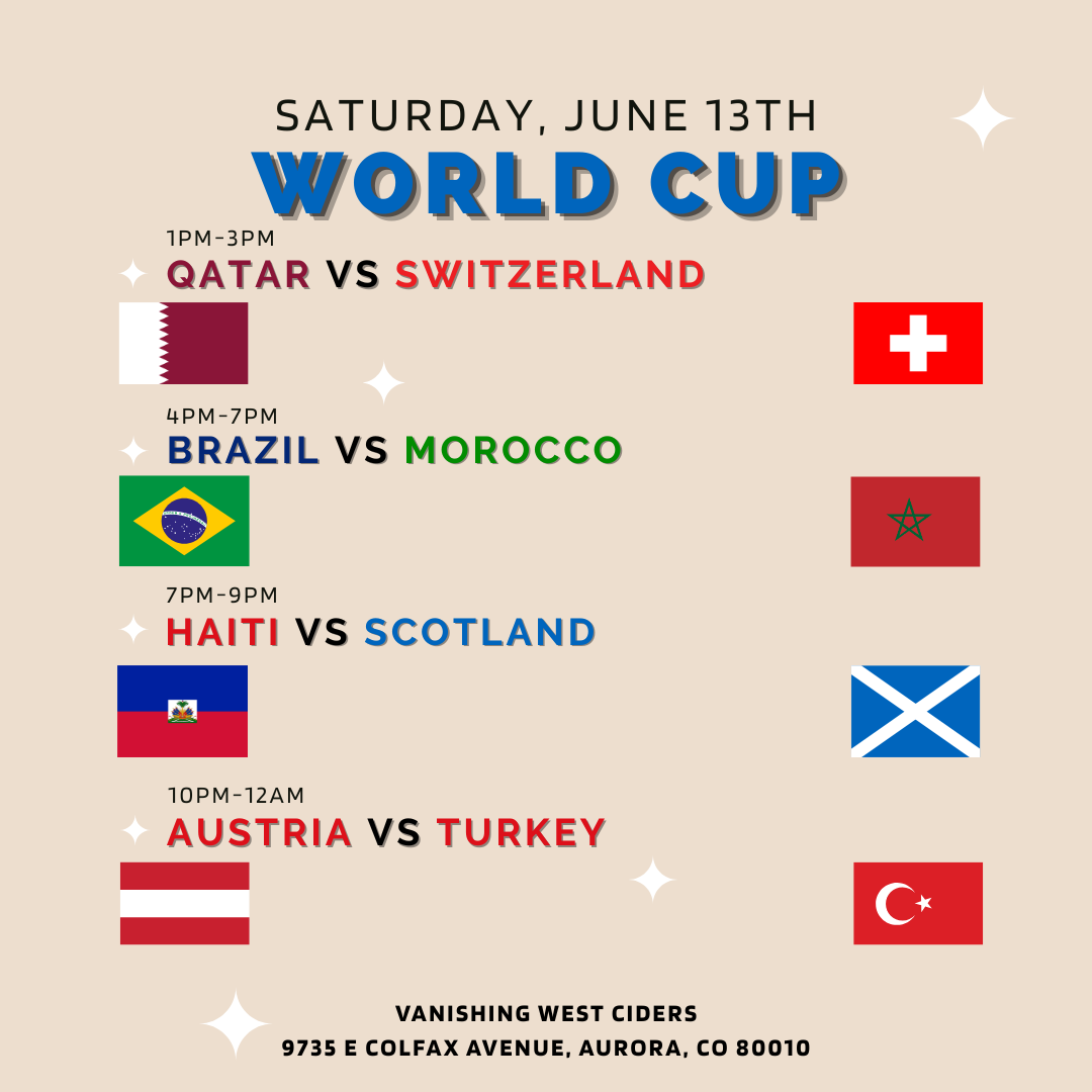 World Cup Watch Party (June 13, 2026)