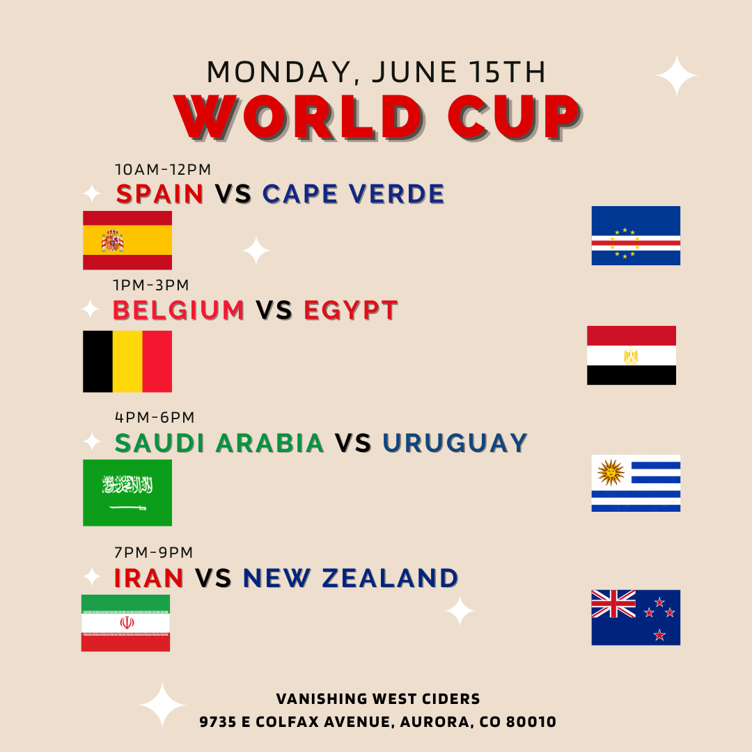 World Cup Watch Party (June 15, 2026)