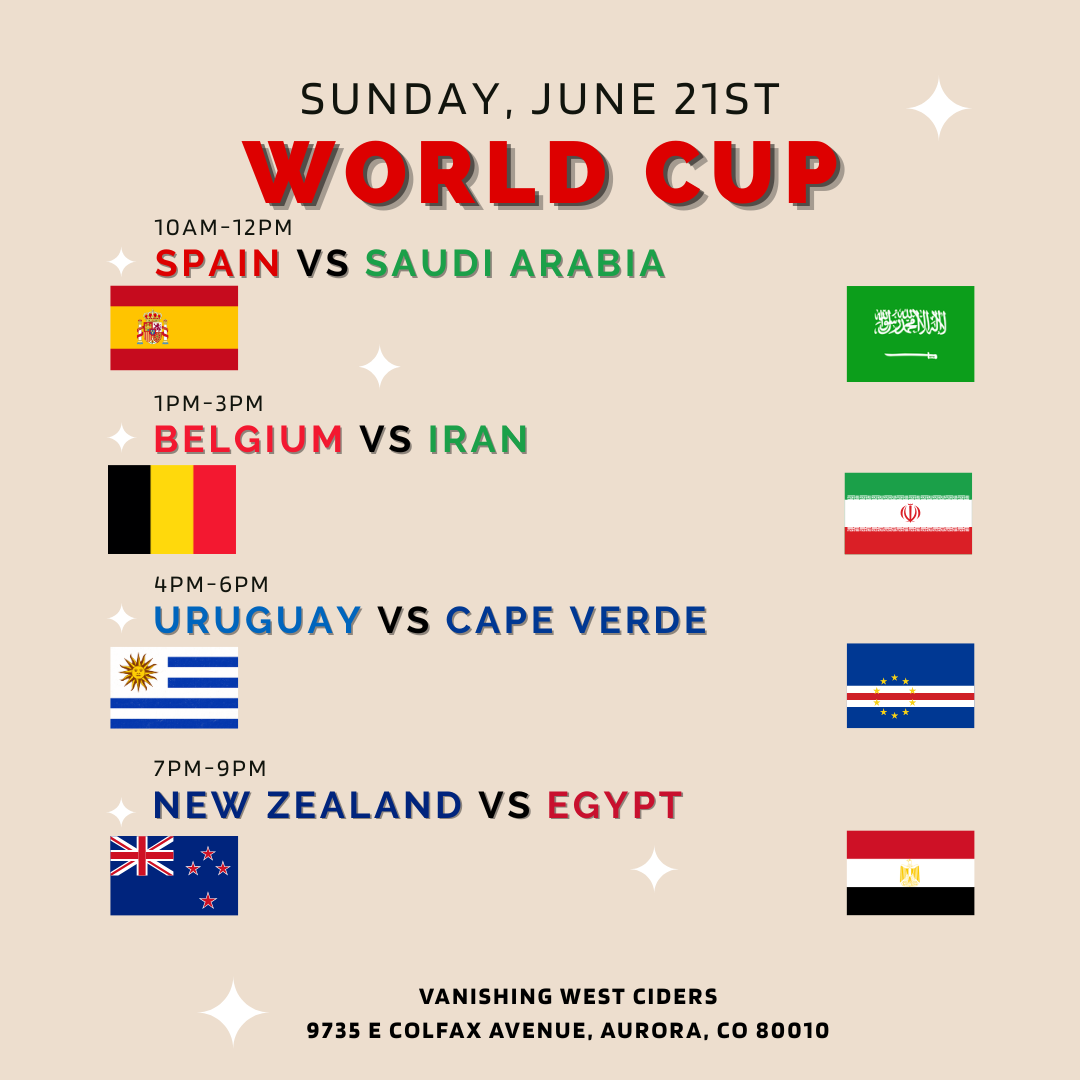 World Cup Watch Party (June 21, 2026) 