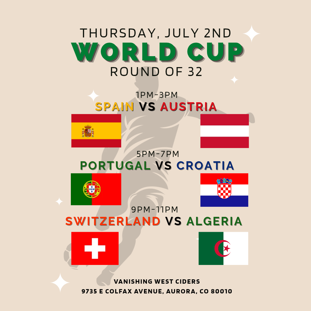 World Cup Watch Party (JULY 2, 2026) 