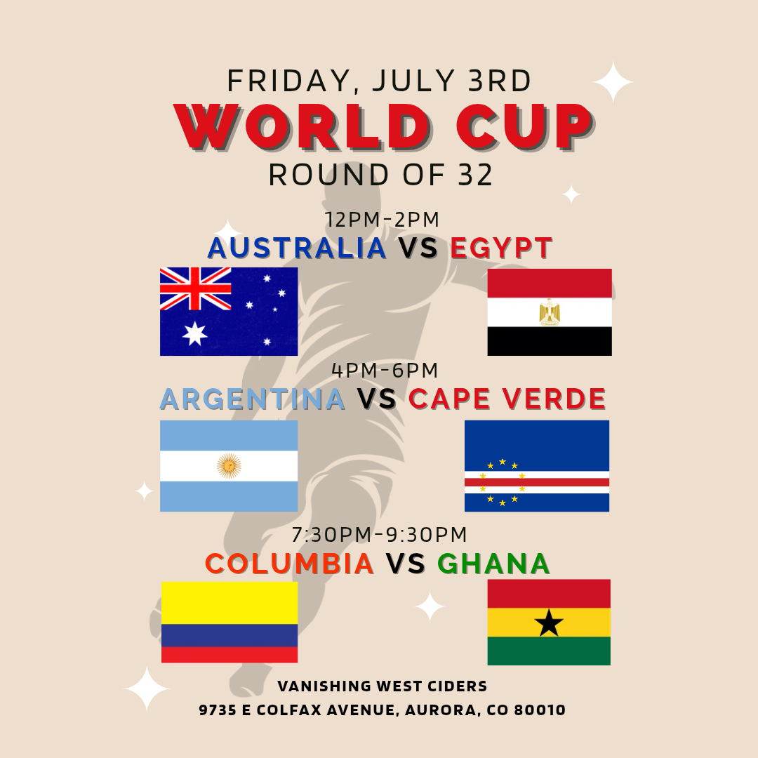 World Cup Watch Party (JULY 3, 2026) 