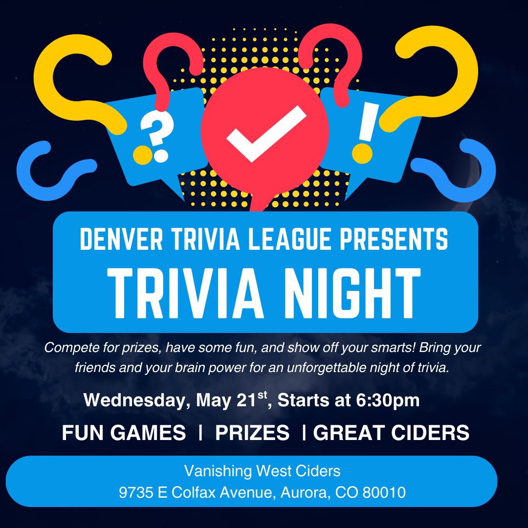 Trivia Night (May 21, 2025)