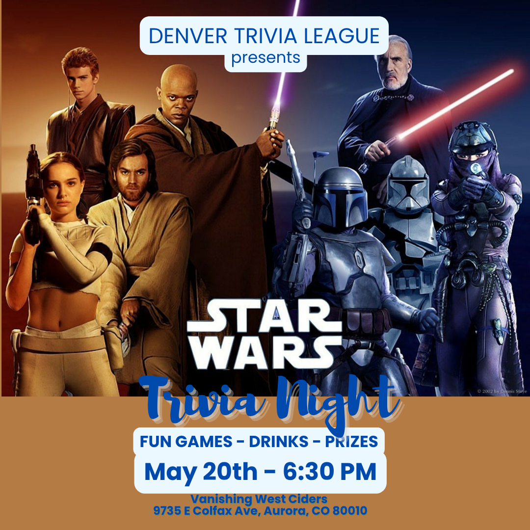 Star Wars Trivia Night with Denver Trivia League (May 20, 2026)