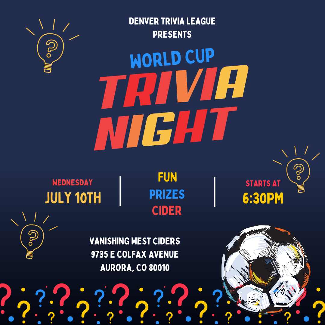 World Cup Trivia Night with Denver Trivia League (June 10, 2026)