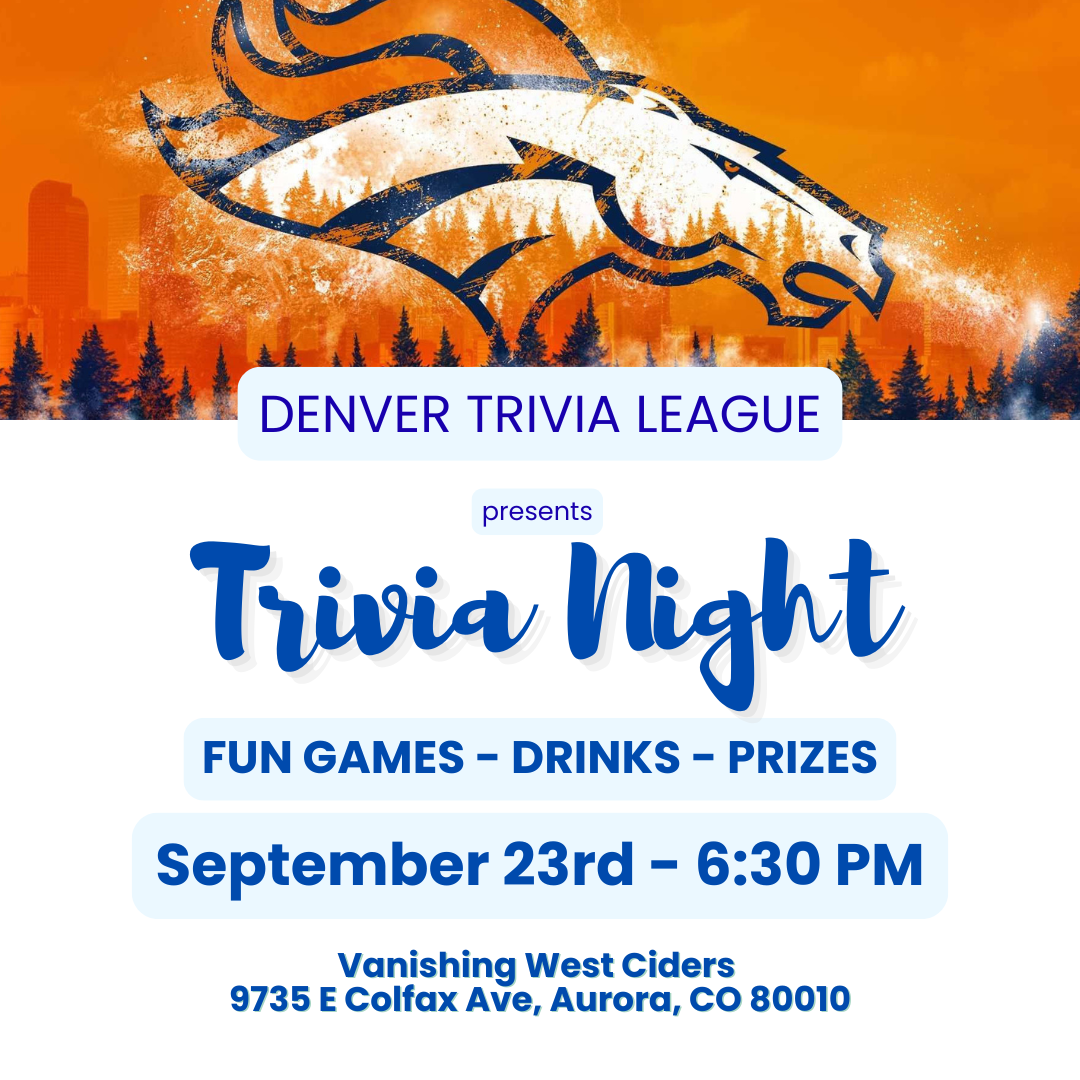 Denver Broncos Trivia Night (September 23, 2026)