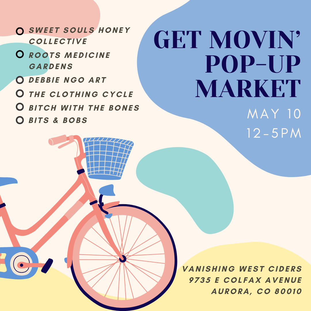 Get Movin' Pop-Up Market announcement Graphic