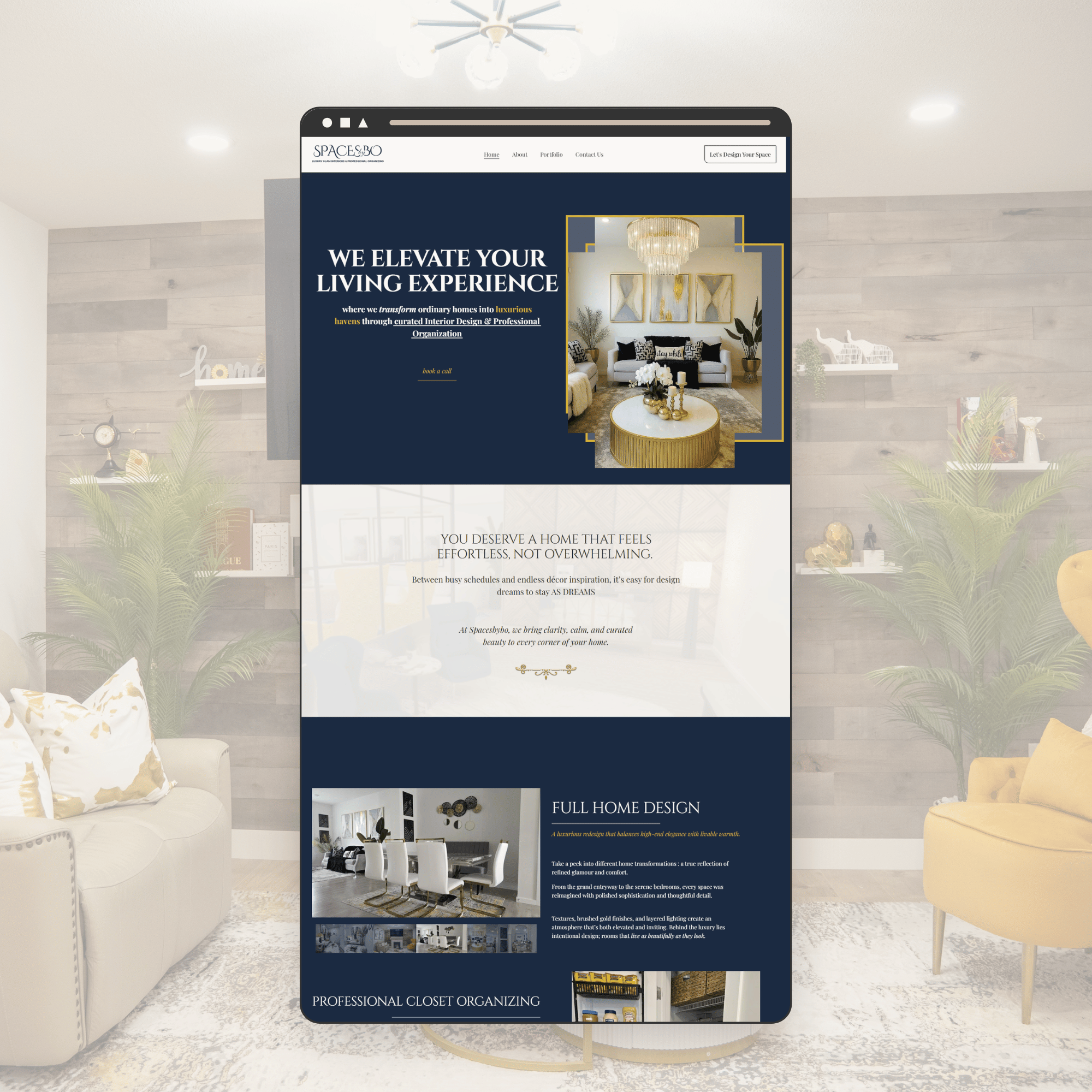 Professional Organizer and interior decorator website.png