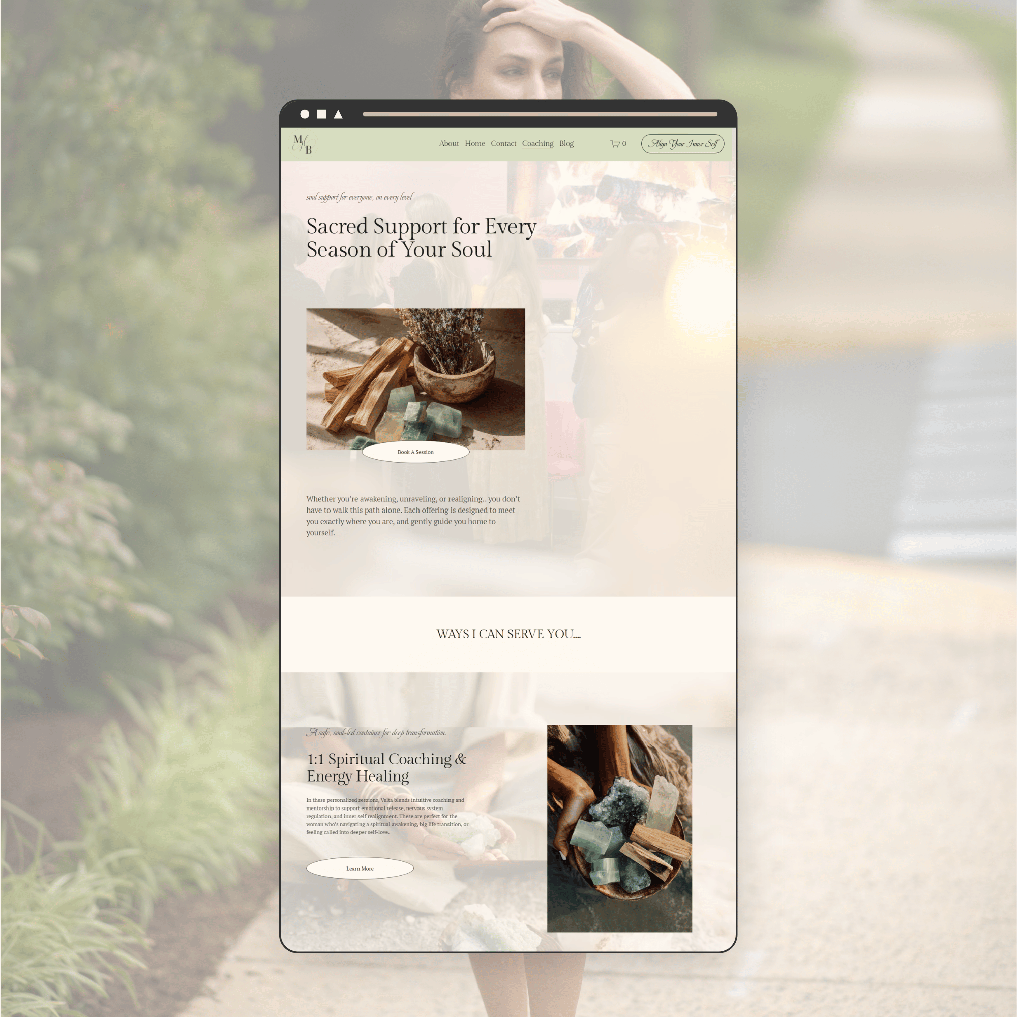 Organic hair salon and soul coach website.png