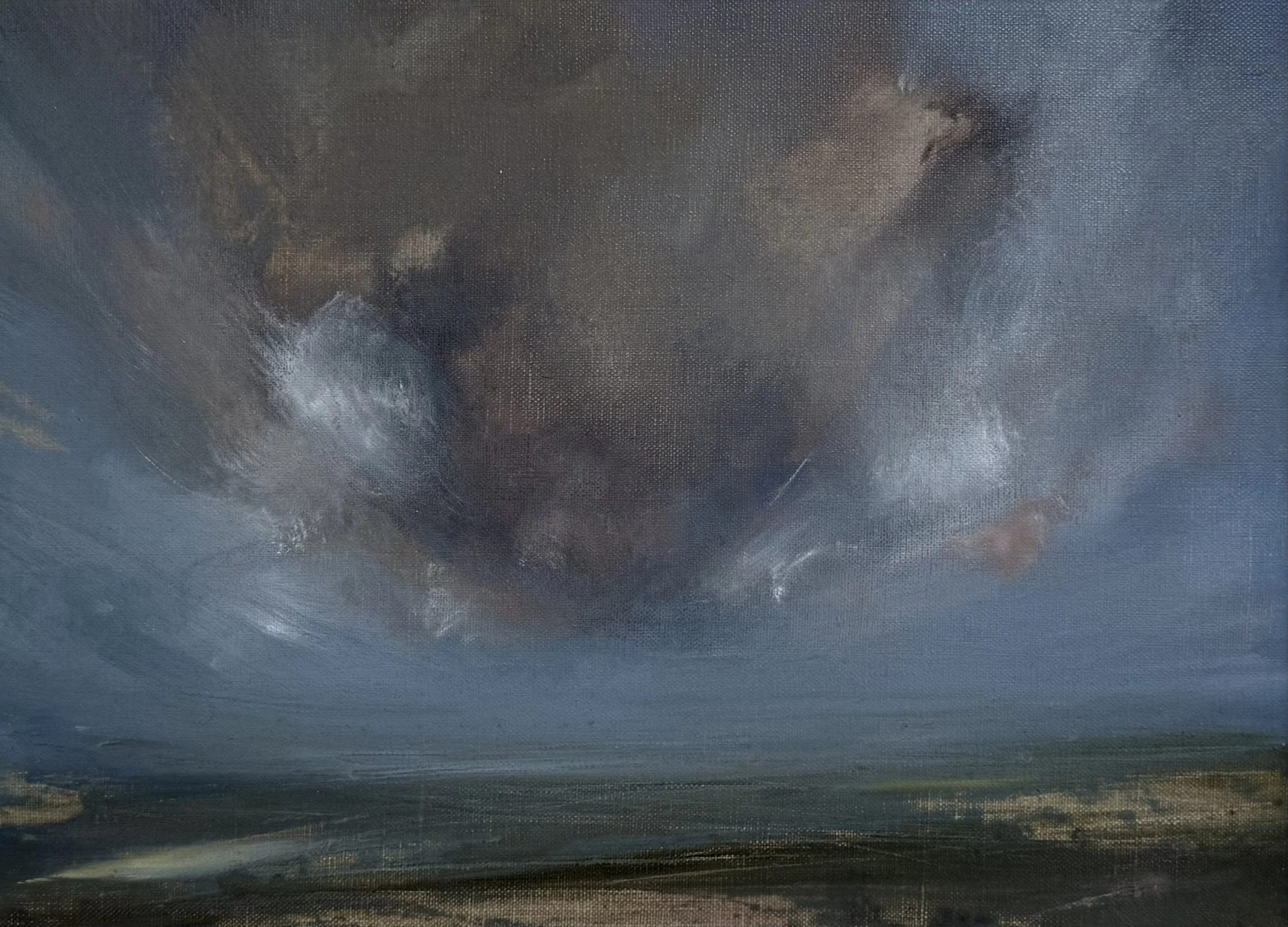 Late Autumn oil painting