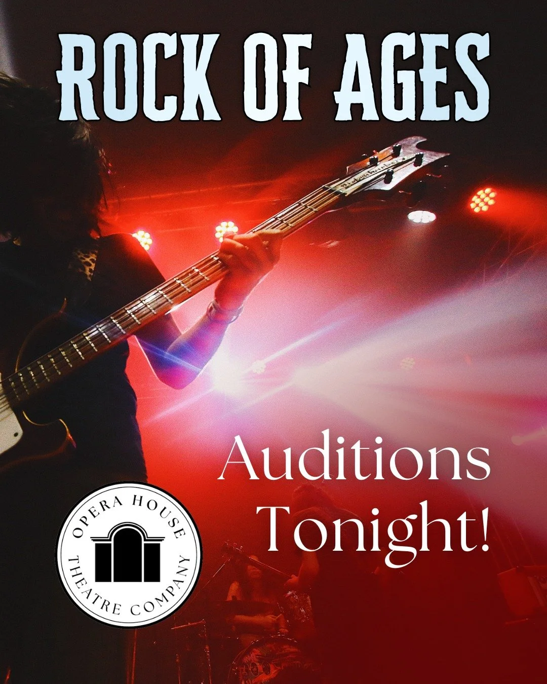 ✨ TODAY&rsquo;S THE DAY! 🎸 Auditions for #RockOfAges are happening tonight at the Lucille Shuffler Center (2011 Carolina Beach Rd, Wilmington, NC). 🤘 #OHTC

Here&rsquo;s the audition schedule:
⏰ 6:00 PM &ndash; Individual Vocal Auditions (sing a se
