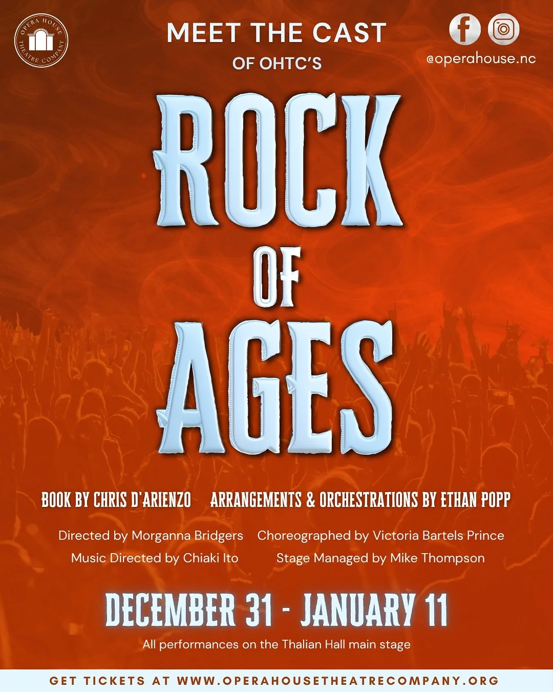 ⚡️One strip. One dream. One night that changed everything. The cast of #RockOfAges is ready to crank up the volume and take the @thalianhall stage! 🤘

This arena-shaking musical features your favorite &lsquo;80s rock anthems, outrageous fun, and a w