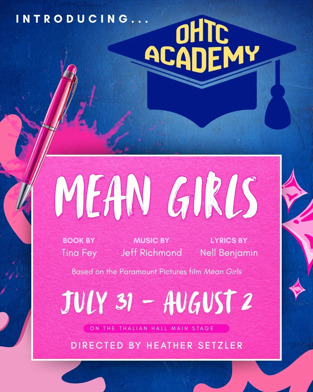 Introducing OHTC Academy ✨🎭

Formerly known as the Apprentice Program, OHTC Academy marks an exciting new chapter for young artists with Opera House Theatre Company!

This refreshed initiative will offer a focused season of productions designed for 