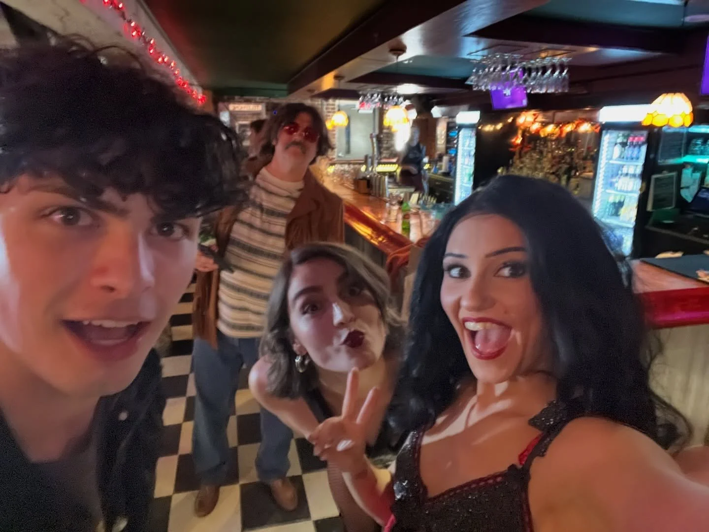 Some BTS content of the #RockOfAges promo shoot with this silly crew! 📸 Only five days until this rockin&rsquo; show opens at Thalian Hall! Tickets available at www.OperaHouseTheatreCompany.org! 🎸